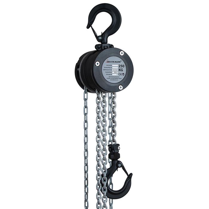 Řetězový kladkostroj hliníkový K-DA 360° 250 kg