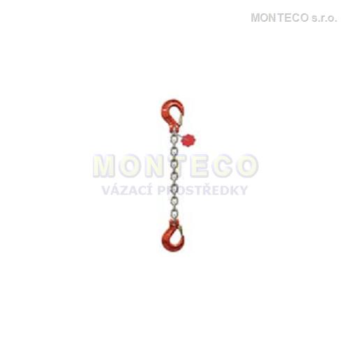 Vázací řetěz hák-hák pr.8mm,L=4m