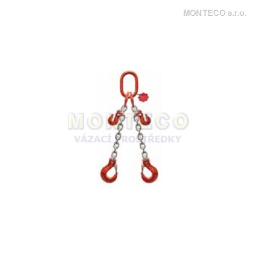 Vázací řetěz dvojhák  se zkracovačem pr.10mm,L=6m