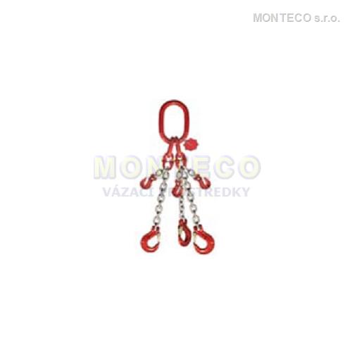 Vázací řetěz trojhák  se zkracovačem pr.6mm,L=6m