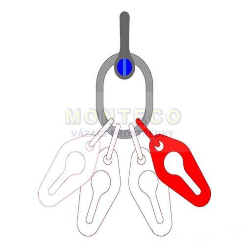 Lesnický závěs s třmenem pr.8 mm 1Z
