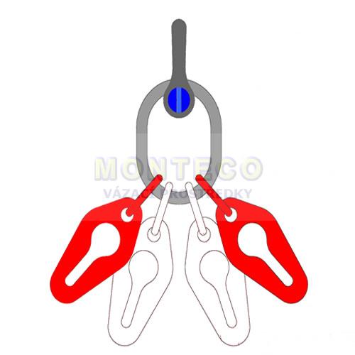 Lesnický závěs s třmenem pr.8 mm 2Z