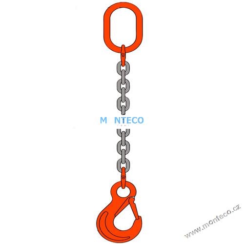 Vázací řetěz oko-hák pr.13mm G10 pewag