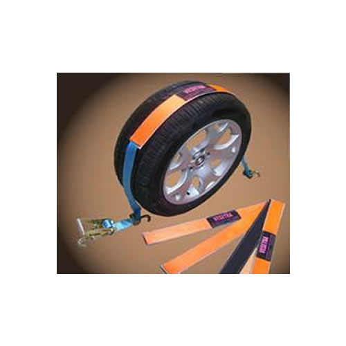 Upínací popruh pro přepravu vozidel 5t-2,5m s ochranou