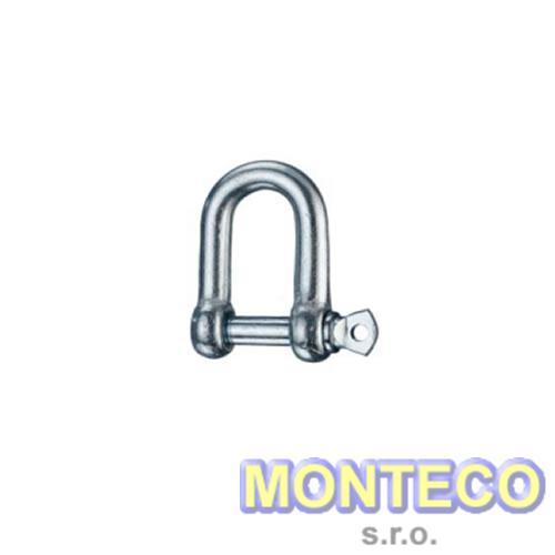 Třmen rovný (typ D) 14 mm, Zn