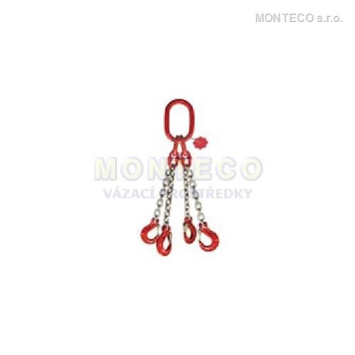 Vázací řetěz čtyřhák pr.16mm,L=4m