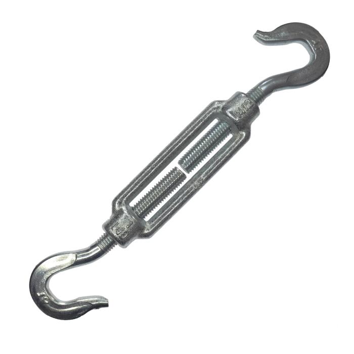 Napínací matice DIN 1480 hák-hák M24, Zn