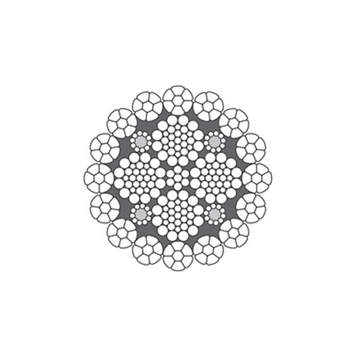 ocelové lano pr.25mm VS 16-2 C