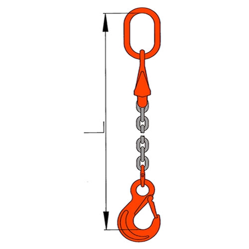 Vázací řetěz oko-hák se zkracovačem pr.13mm G10 pewag