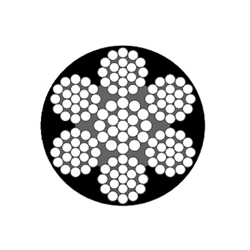 Fitness ocelové lano VS 6-10 VoProX, pr. 4/5,6 mm