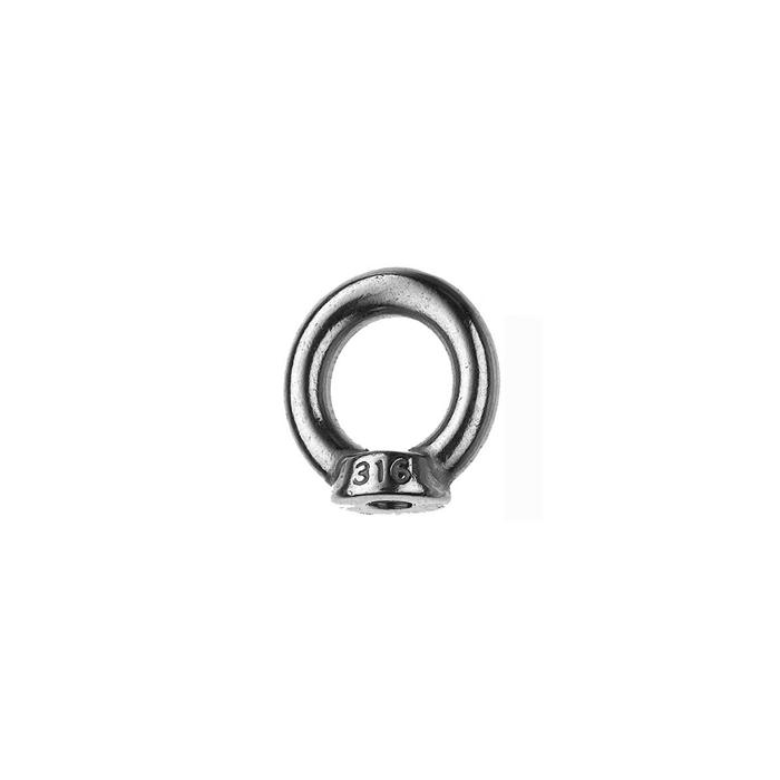 Nerezová matice s okem M12 - DIN 582, A4