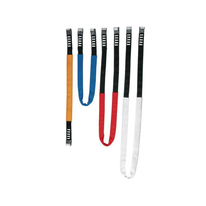 Dvojitý popruh s šitými oky SLING LANYARD 80 cm, černá