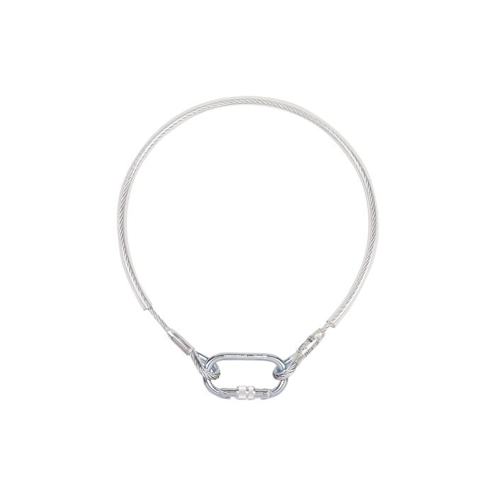 Lanyard ocelový AZ 410 s karabinou - 5 m